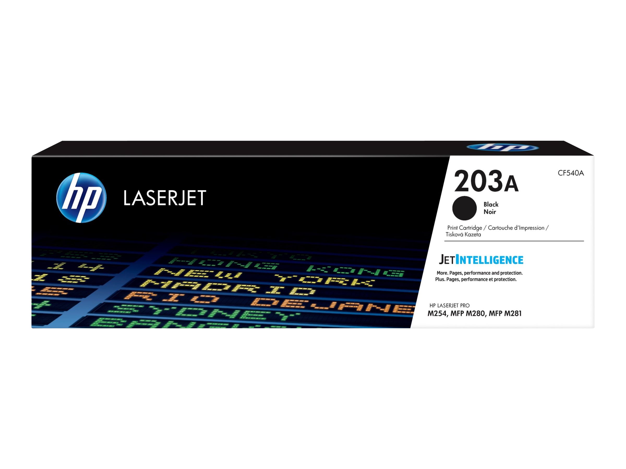 HP 203A - Schwarz - original - LaserJet - Tonerpatrone (CF540A)für Color LaserJet Pro M254dw - M254nw - MFP M280nw