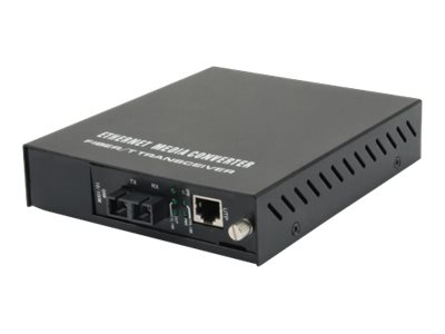 LevelOne FVM-1220 - Medienkonverter - 100Mb LAN10Base-T - 100Base-FX - 100Base-TX - RJ-45 / SC Single-Modus - bis zu 20 km - 1310 nm