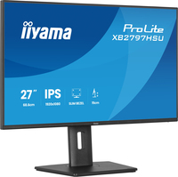 Iiyama ProLite XB2797HSU-B1 - LED-Monitor - 68.6 cm (27")1920 x 1080 Full HD (1080p) @ 120 Hz - IPS - 350 cd/m² - 1500:1 - 4 ms - HDMI - DisplayPort - Lautsprecher - Schwarz - Matte