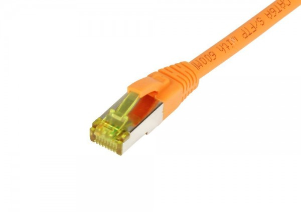 Synergy 21 S217696, 25 m, Cat6a, S/FTP (S-STP), RJ-45, RJ-45, Orange CAT 7 cable/RJ45 plug - FTP - SFTP - 25 m - low-smoke - zero-halogen