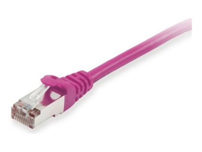 Equip Patch-Kabel - RJ-45 (M) zu RJ-45 (M)25 m - S/FTP - CAT 6 - halogenfrei - geformt - verseilt - lila