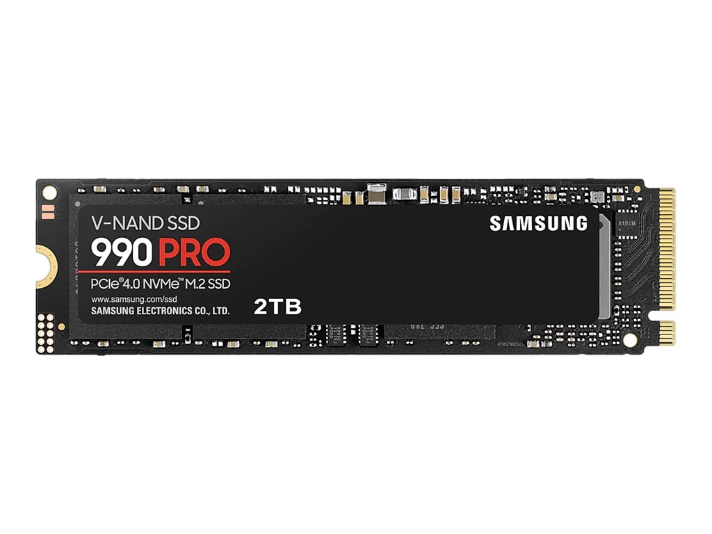 Samsung 990 PRO MZ-V9P2T0BW - SSD - verschlüsselt - 2 TB - intern - M.2 2280 - PCIe 4.0 x4 (NVMe)256-Bit-AES - TCG Opal Encryption 2.0