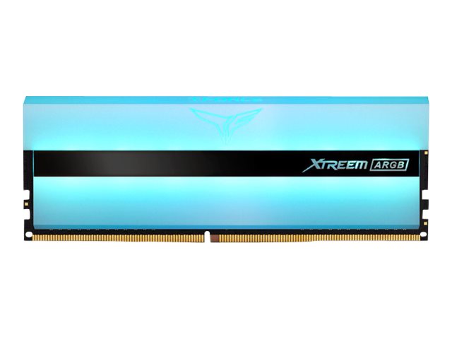 Team Group T-Force Xtreem ARGB White - DDR4 - Kit - 16 GB:2 x 8 GB - DIMM 288-PIN - 3200 MHz / PC4-25600 - CL16 - 1.35 V - ungepuffert - non-ECC - weiß