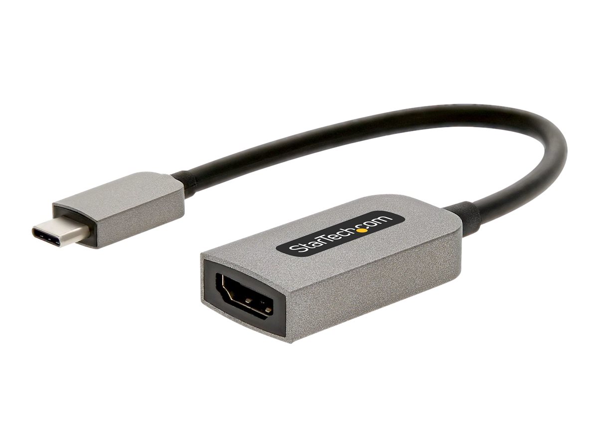 StarTech.com USB-C auf HDMI Adapter - 4K 60Hz Video, HDR10 - USB-C auf HDMI 2.0b Adapter Dongle - USB Typ-C DP Alt Mode auf HDMI Monitor/Display/TV - USB C auf HDMI Konverter (USBC-HDMI-CDP2HD4K60)Vid
