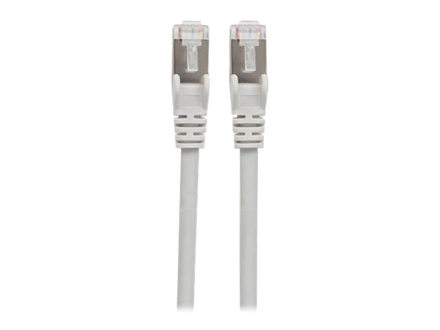 Intellinet Network Patch Cable, Cat6A, 15m, Grey, Copper, S/FTP, LSOH / LSZH, PVC, RJ45, Gold Plated Contacts, Snagless, Booted, , Polybag - Patch-Kabel - RJ-45 (M)zu RJ-45 (M) - 15 m - SFTP - CAT 6a
