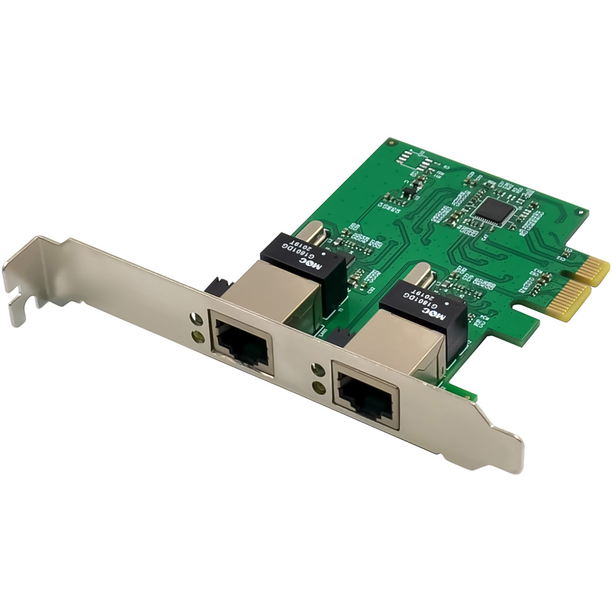 InLine Dual Gigabit Netzwerkkarte - 2x RJ45 1Gb/s - PCIe x1 - inkl. LP SlotblechDual Gigabit Netzwerkkarte - 2x RJ45 1Gb/s - PCIe x1 - inkl. LP Slotblech