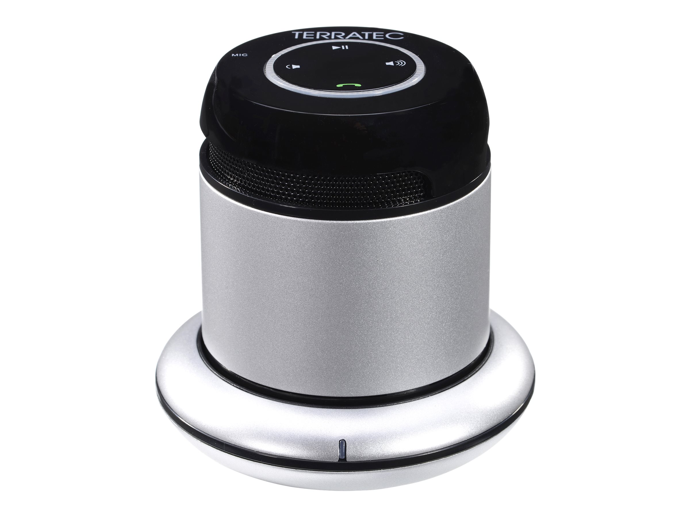 TerraTec CONCERT BT MOBILE - Lautsprecher - tragbarkabellos - Bluetooth - 2 Watt - Silber