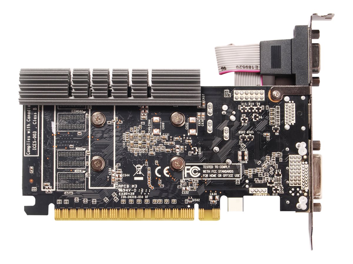 ZOTAC GeForce GT 730 - Grafikkarte - GF GT 7304 GB DDR3 - PCIe 2.0 x16 Low-Profile - DVI - D-Sub - HDMI - ohne Lüfter