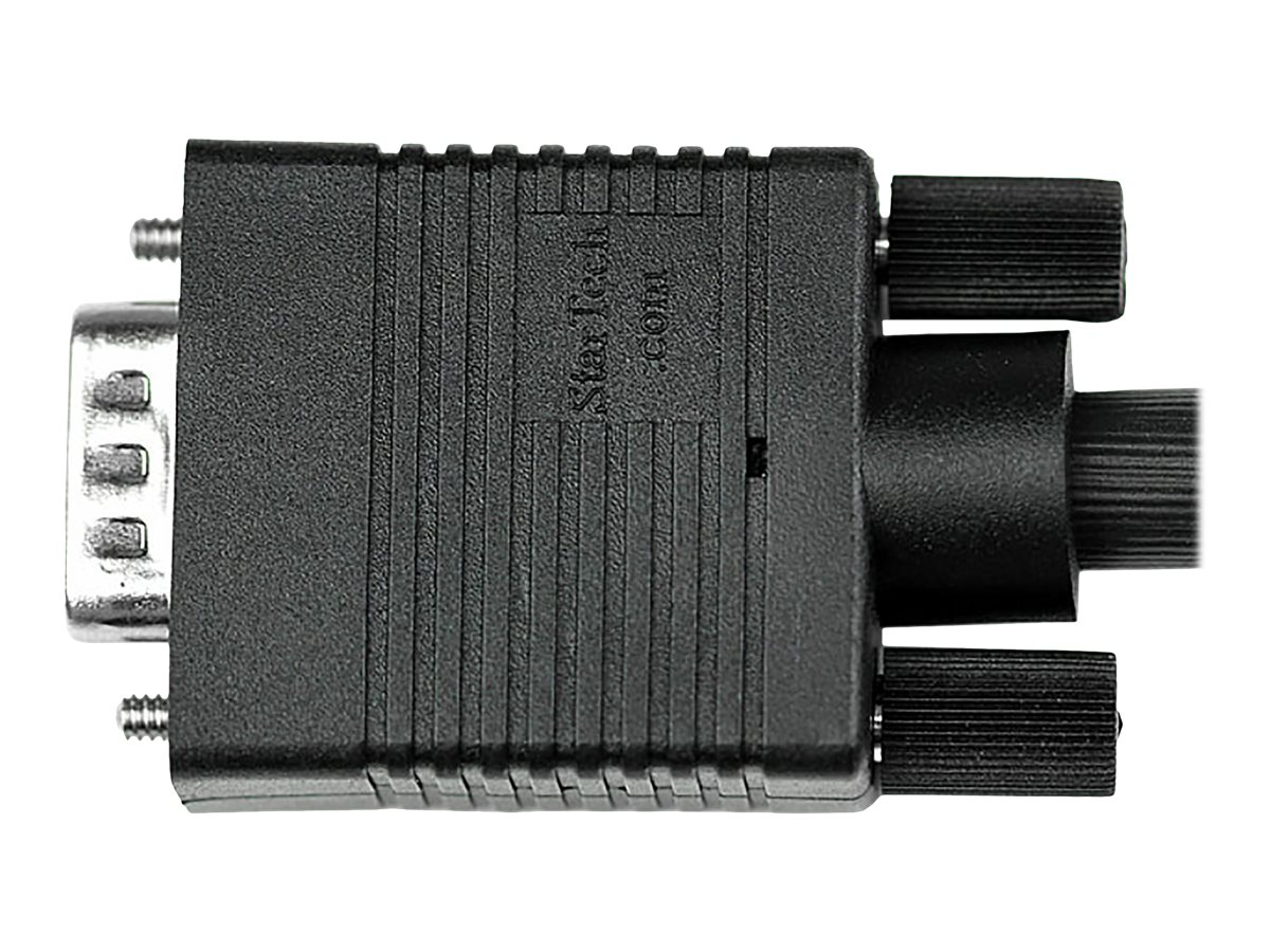 StarTech.com 2m VGA HD15 Koaxial Monitorkabel - St/St - VGA-Kabel - HD-15 (VGA)(M) zu HD-15 (VGA) (M) - 2 m - geformt - Schwarz