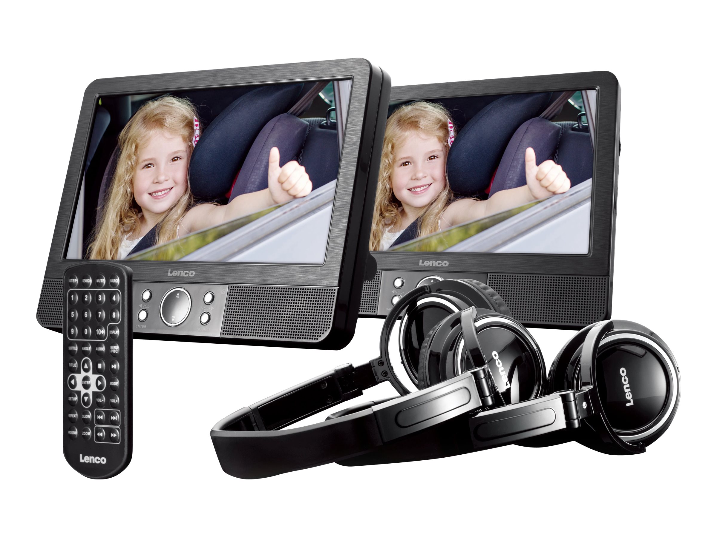 Lenco MES-415 - DVD-Player mit LCD-Monitor / LCD-Monitor - Anzeige - 22.9 cm (9")