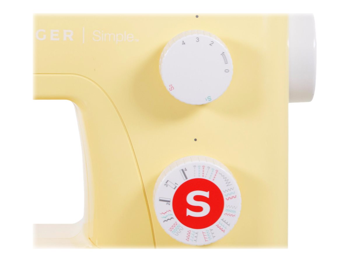 Singer 3223Y - Nähmaschine - 23 Stiche - 1 vier-SchrittKnopfloch - Gelb