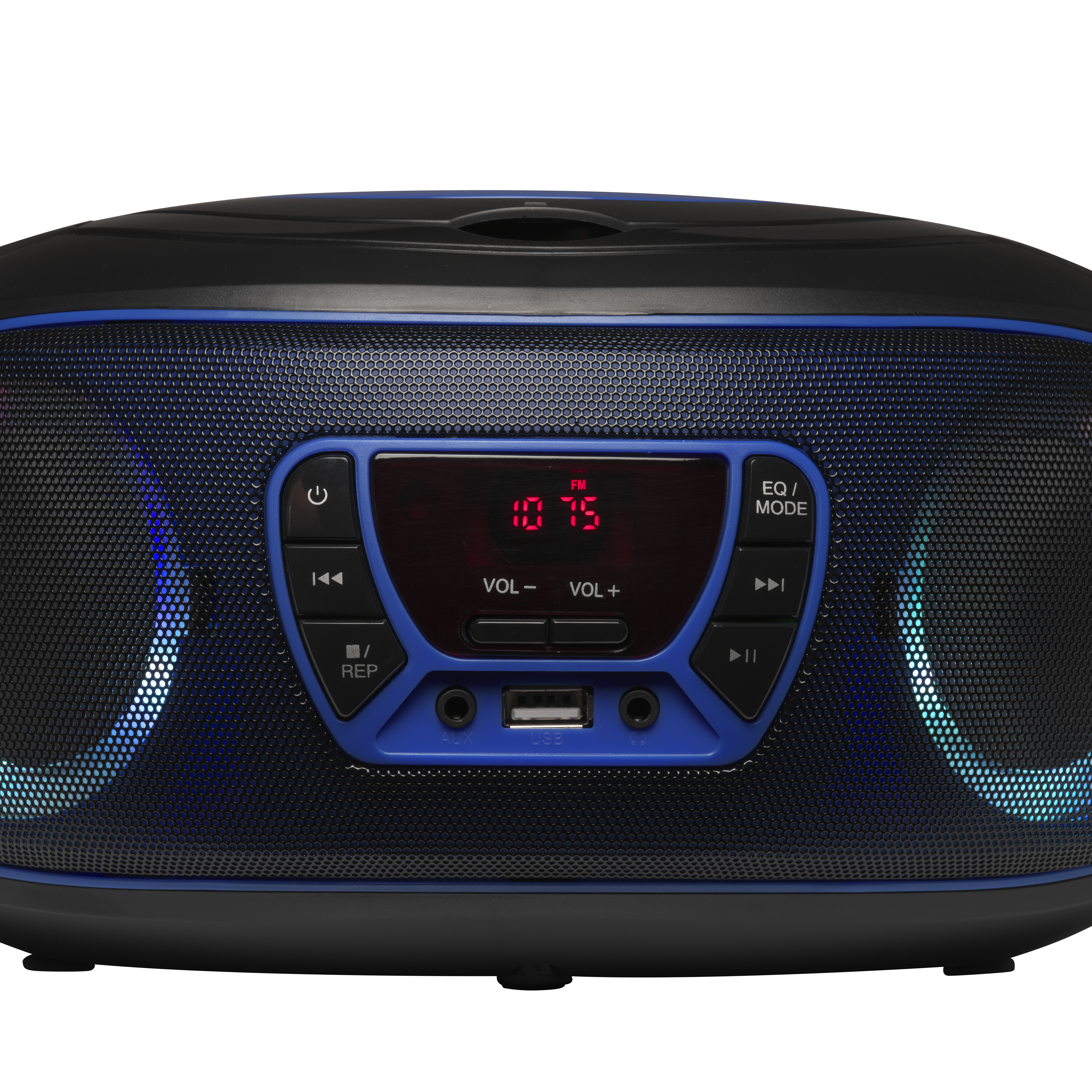 Inter Sales DENVER TCL-212BT - Ghettoblaster - 4 Watt - Blauu