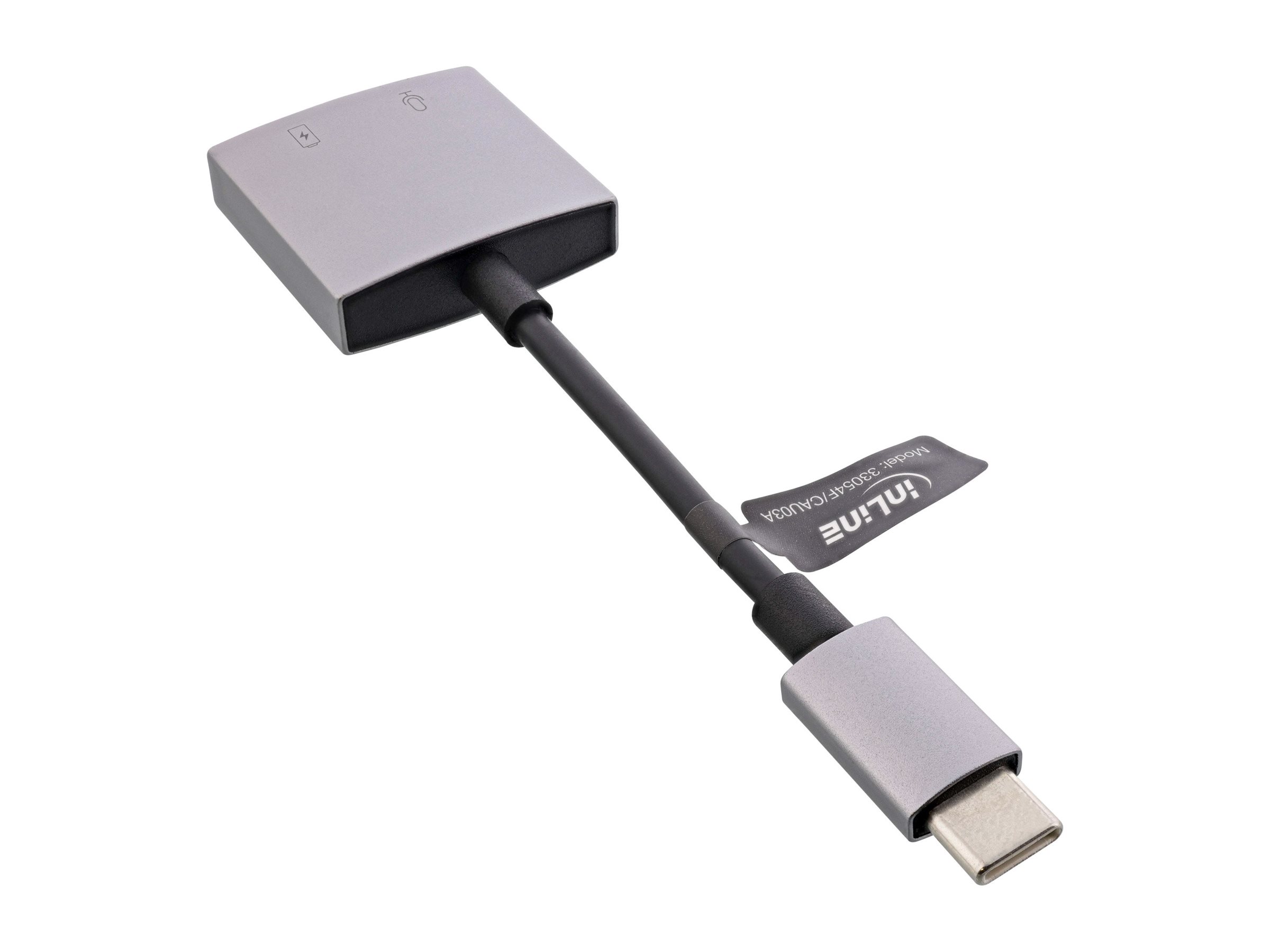 InLine USB-C Audio Adapter - USB-C zu 3,5mm Buchse + PD 30WUSB-C Audio Adapter - USB-C zu 3,5mm Buchse + PD 30W