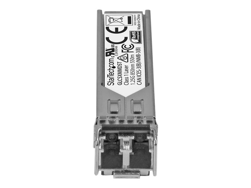 StarTech.com Startech Cisco GLC-SX-MMD kompatibel SFP - Gigabit Fiber 1000Base-SX SFP Transceiver Module - MM LC - 550m - 850nm - SFP (Mini-GBIC)-Transceiver-Modul (gleichwertig mit: Cisco GLC-SX-MMD)