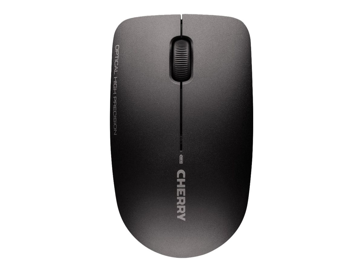 Cherry DW 3000 - Tastatur-und-Maus-Set - kabellos2.4 GHz - Belgien - Tastenschalter: CHERRY LPK - Schwarz