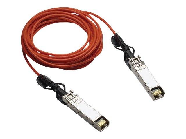 HPE Aruba Direct Attach Copper Cable - 10GBase Direktanschlusskabel - SFP+ (M)zu SFP+ (M) - 3 m - twinaxial - passiv - für HPE Aruba 2540 48 - 2930F 24 - 2930M 24 - 6200F 12 - 6200M 24 - 83XX; CX 1000