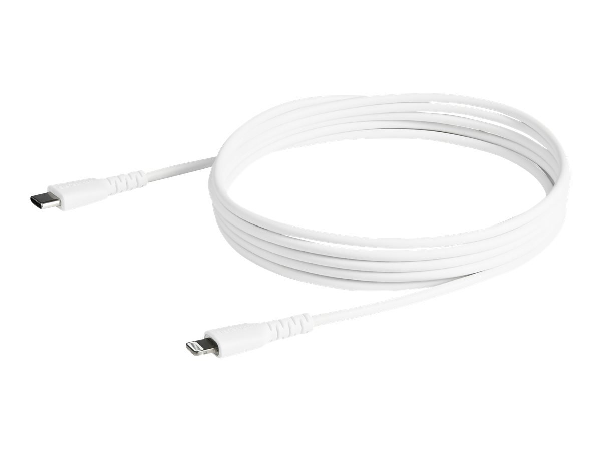 StarTech.com 2m USB-C auf Lightning-Kabel - WeißLightning-Kabel - Lightning männlich zu USB-C männlich - 2 m - weiß