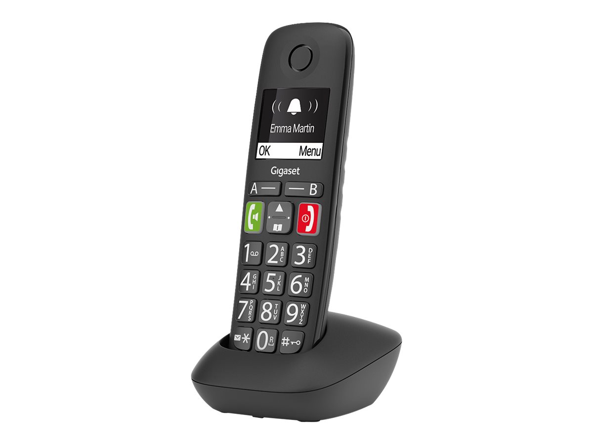 Gigaset E290HX - Schnurloses ErweiterungshandgerätECO DECTGAPCAT-iq - Schwarz