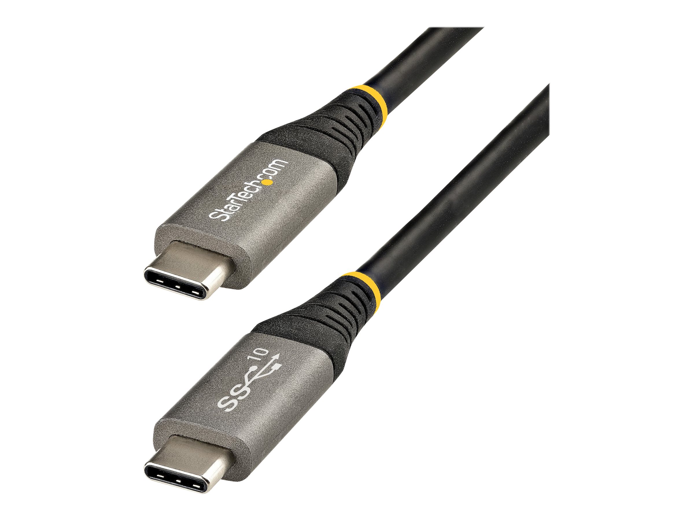StarTech.com StarTech 50cm USB-C Kabel 10Gbit/s - USB-IF zertifiziertes USB-C Kabel - USB 3.1/3.2 Gen 2 Typ-C Kabel - 100W (5A)Power Delivery - DP Alt Mode - USB-C Kabel - Laden&Synchronisieren (USB31