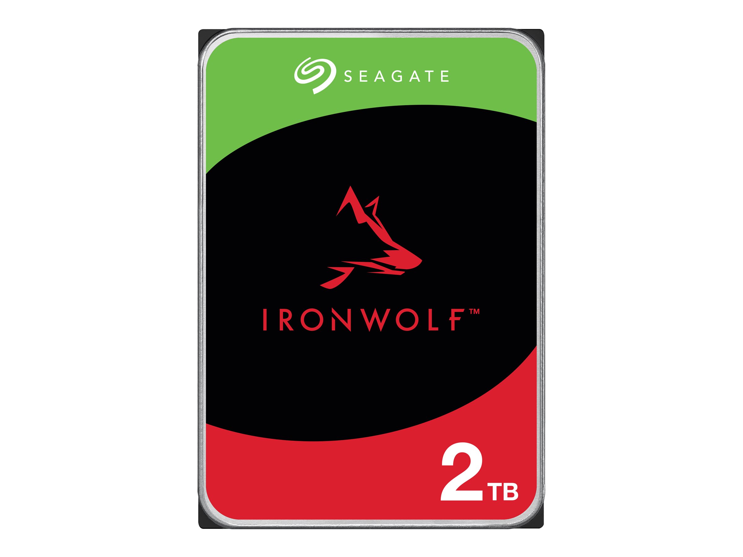 Seagate IronWolf ST2000VN003 - Festplatte - 2 TB - intern - 3.5" (8.9 cm)SATA 6Gb/s - 5400 rpm - Puffer: 256 MB - mit 3 Jahre Seagate Rescue Datenwiederherstellung