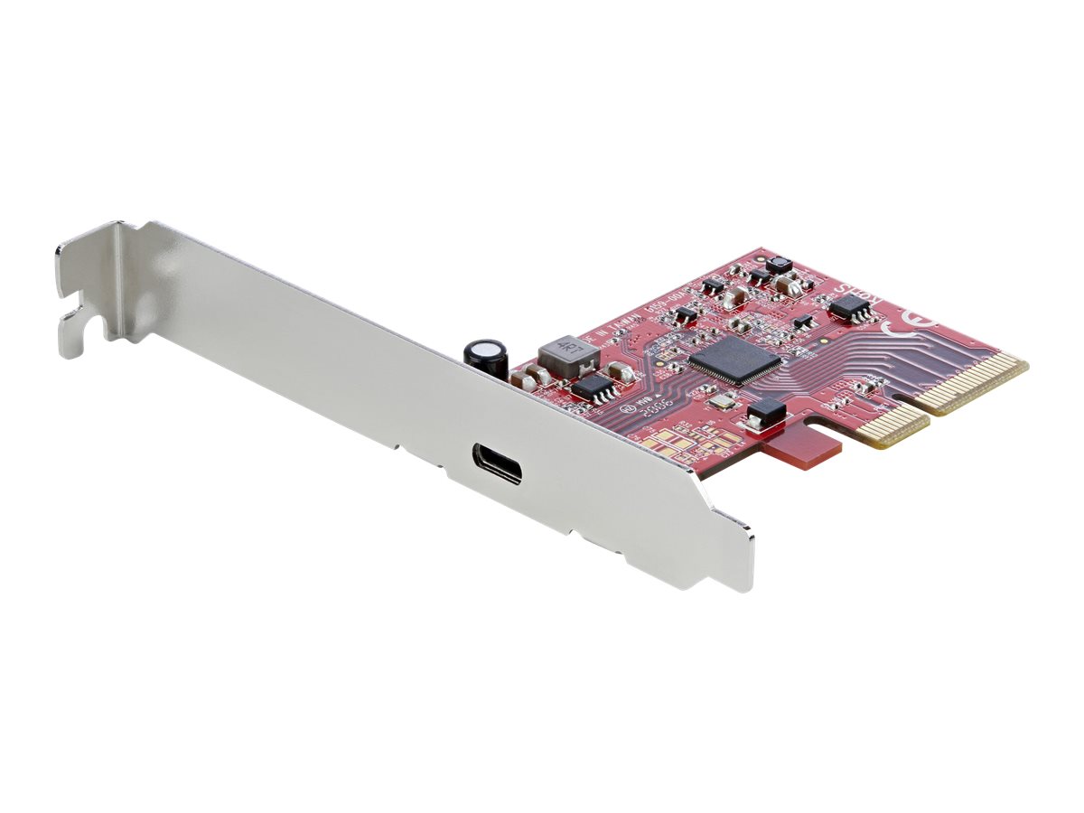 StarTech.com 1-Port USB-C PCIe Adapter - USB-C SuperSpeed 20 Gbit/s PCI Express 3.0 x4 Host Controller Karte - Win/Linux/macOS (PEXUSB321C) USB-Adapter - PCIe 3.0 x4 Low-Profile - USB-C 3.2 Gen 2x2 x