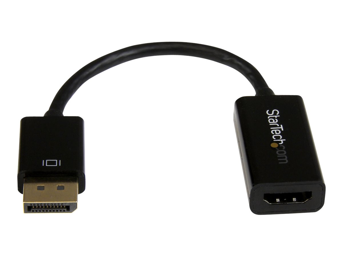 StarTech.com DisplayPort auf HDMI 4k @ 30Hz AdapterDP 1.2 zu HDMI Video und Audio aktiv Konverter 1080p @ 60Hz für Computer / Laptop - Videokonverter - DisplayPort - HDMI - für P/N: DKM30CHDPD - DKM30