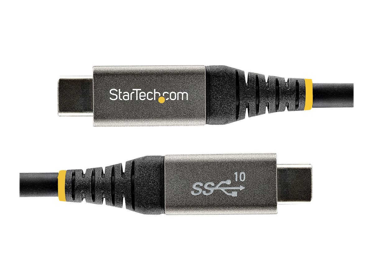 StarTech.com StarTech 50cm USB-C Kabel 10Gbit/s - USB-IF zertifiziertes USB-C Kabel - USB 3.1/3.2 Gen 2 Typ-C Kabel - 100W (5A)Power Delivery - DP Alt Mode - USB-C Kabel - Laden&Synchronisieren (USB31