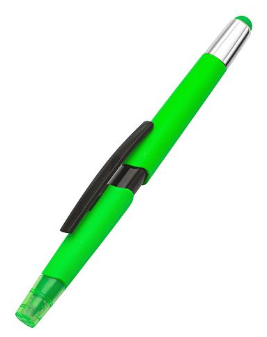 WEDO Touch Pen 3-in-1 NEON, Universal, Universal, Gemischte Farben, 130 mm, 175 mm, 290 mmTouch-Pens mit Kugelschreiber und Textmarker