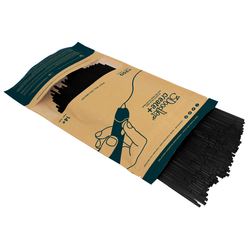 3Doodler CREATE FILAMENT PLA BLACK PL01-TUXB-250, 250 Stück(e), 2 g