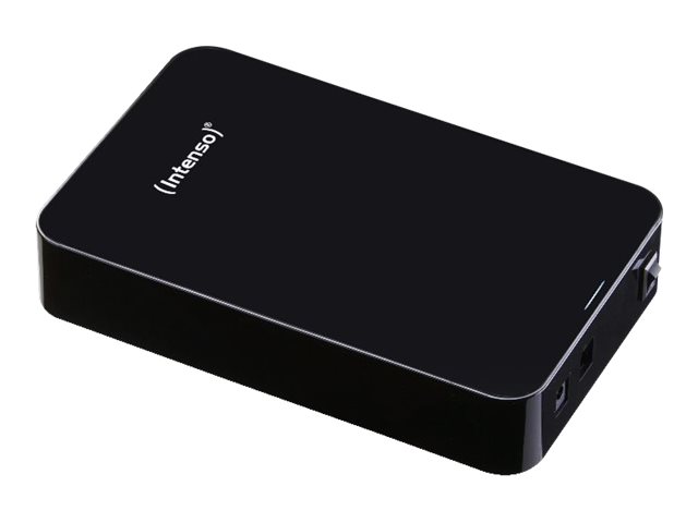 Intenso Memory Center - Festplatte - 8 TB - extern (Stationär)3.5" (8.9 cm) - USB 3.0 - 5400 rpm - Puffer: 32 MB - Schwarz
