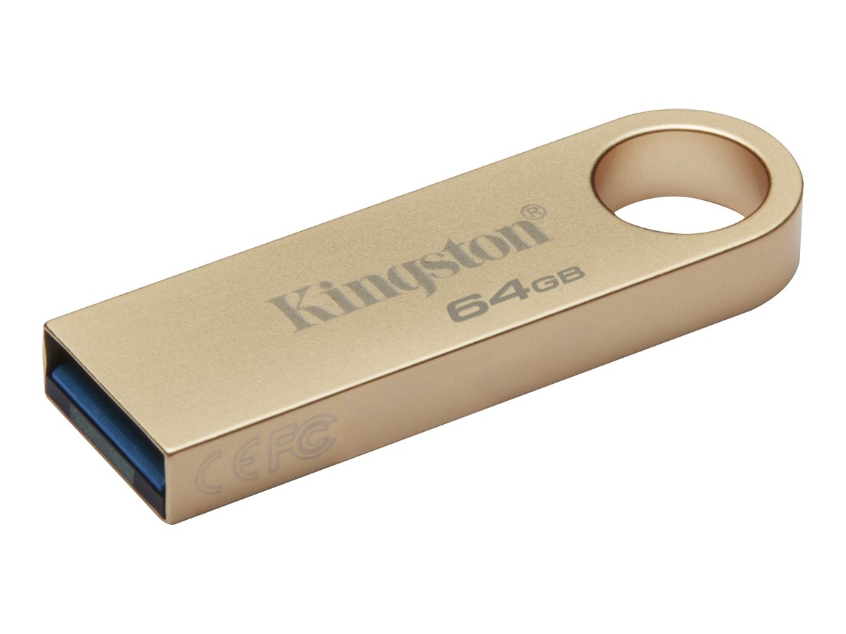 Kingston DataTraveler SE9 G3 - USB-Flash-Laufwerk64 GB - USB 3.2 Gen 1 - Gold