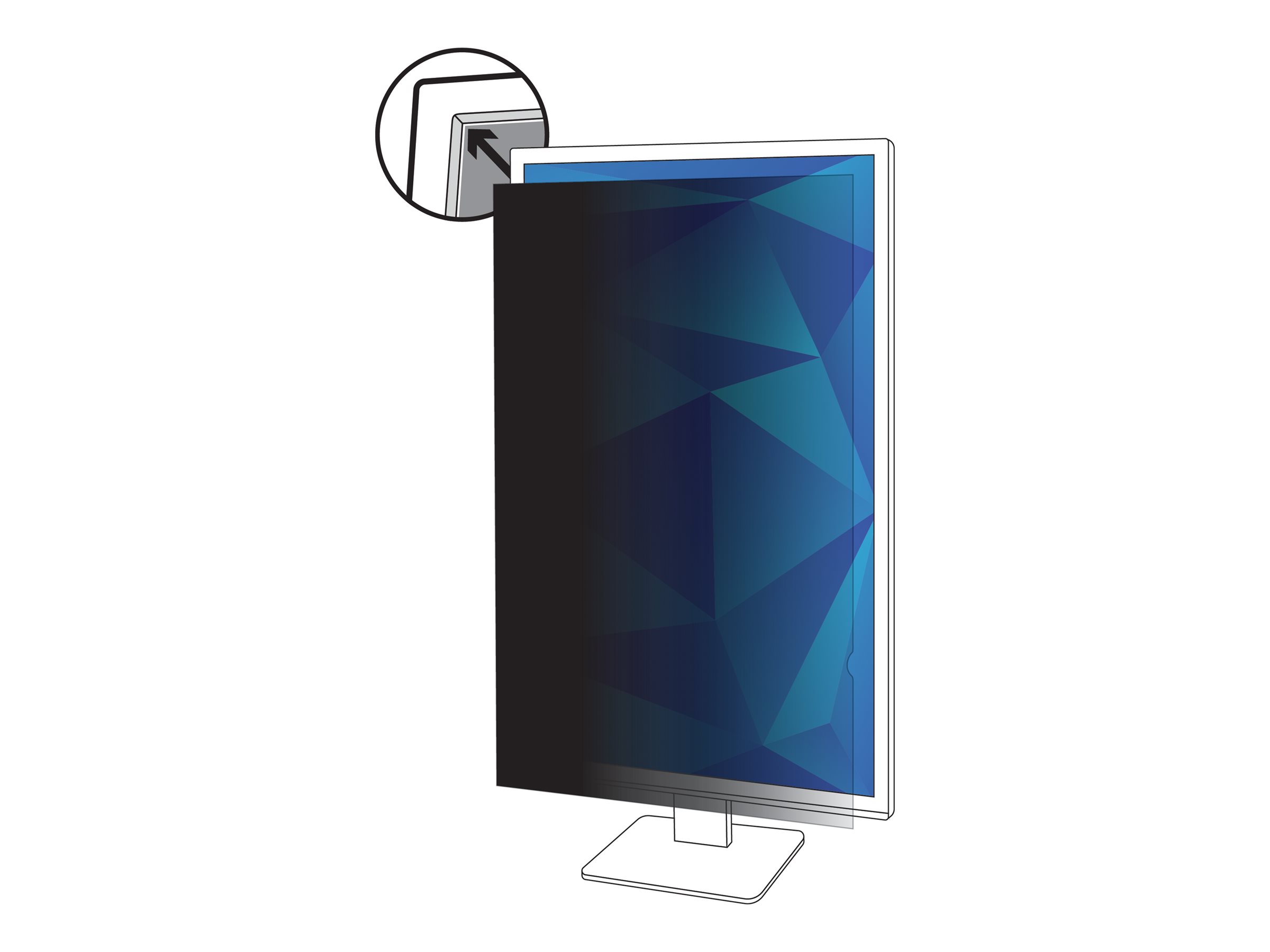 3M Blickschutzfilter - Blickschutzfilter für Bildschirme - 54.6 cm (21.5")