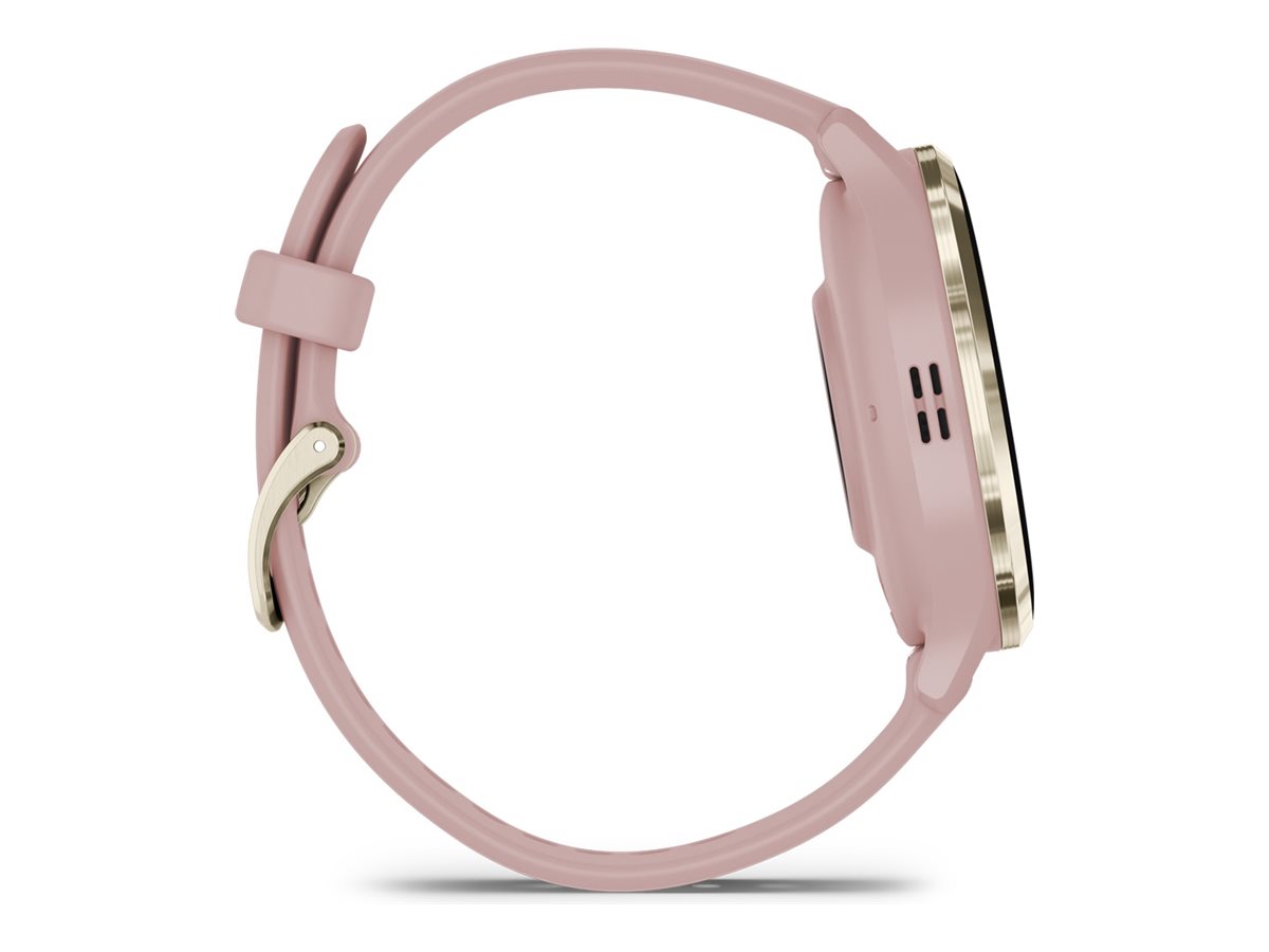 Garmin Venu 3S - 41 mm - Rosa - intelligente Uhr mit Band - Silikon - Handgelenkgröße: 110-175 mm - Anzeige 3.04 cm (1.2")8 GB - Bluetooth - Wi-Fi - ANT+ - 40 g