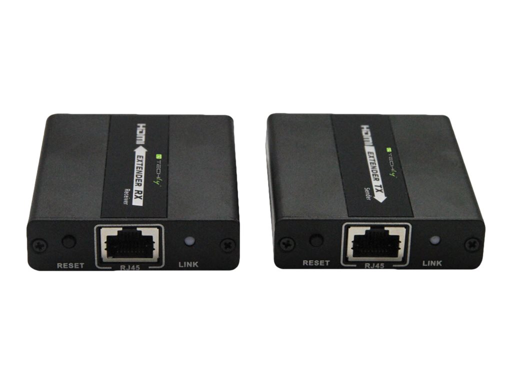 Techly Real Time HDMI Extender on Cat.5e/6 cableup to 120 meters - Sender und Empfänger - Video-/Audio-/Infrarot-Übertrager - HDMI - bis zu 120 m