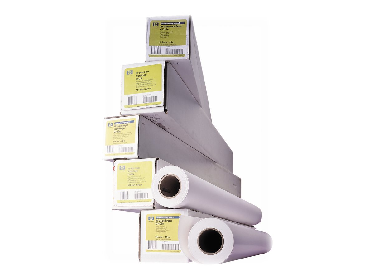 HP  Matt - beschichtet - 4,5 mil - Rolle (91,4 cm x 45,7 m)90 g/m² - 1 Rolle(n) Papier - für DesignJet 45XX - 5100 - T1100 - T1120 - T1200 - T1300 - T1500 - T2300 - T2500 - T520 - T920 - Z5200