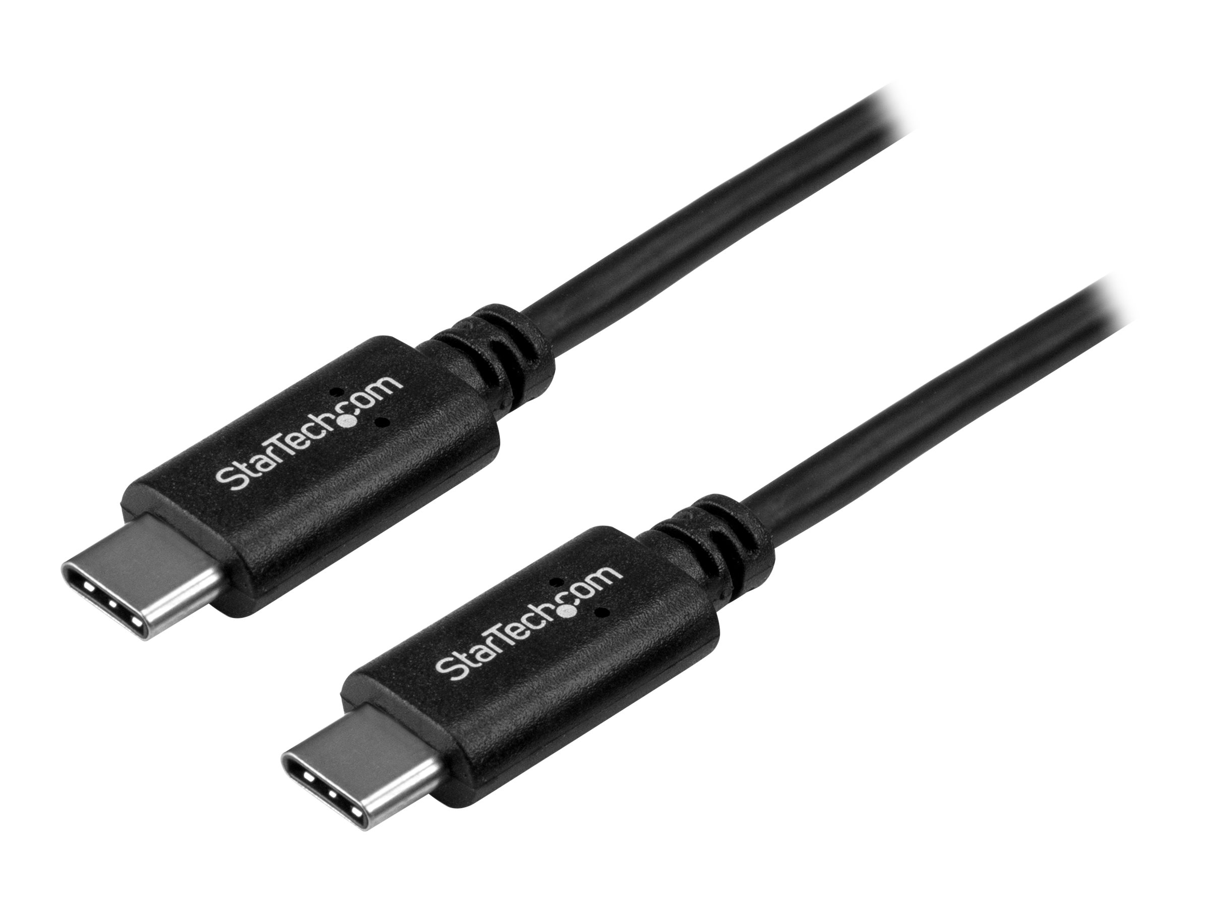StarTech.com StarTech USB-C Kabel - St/St - 0,5m - USB 2.0 - USB-C Ladekabel - USB 2.0 Typ-C - Kurzes USB C Kabel - USB-Kabel - USB-C (M)zu USB-C (M) - USB 2.0 - 50 cm - Schwarz - für P/N: DKT30CHD