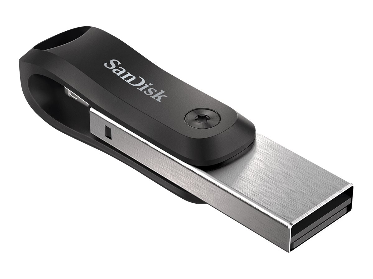 SanDisk iXpand Go - USB-Flash-Laufwerk - 64 GB - USB 3.0 / Lightning - für Apple iPad/iPhone (Lightning)3.0