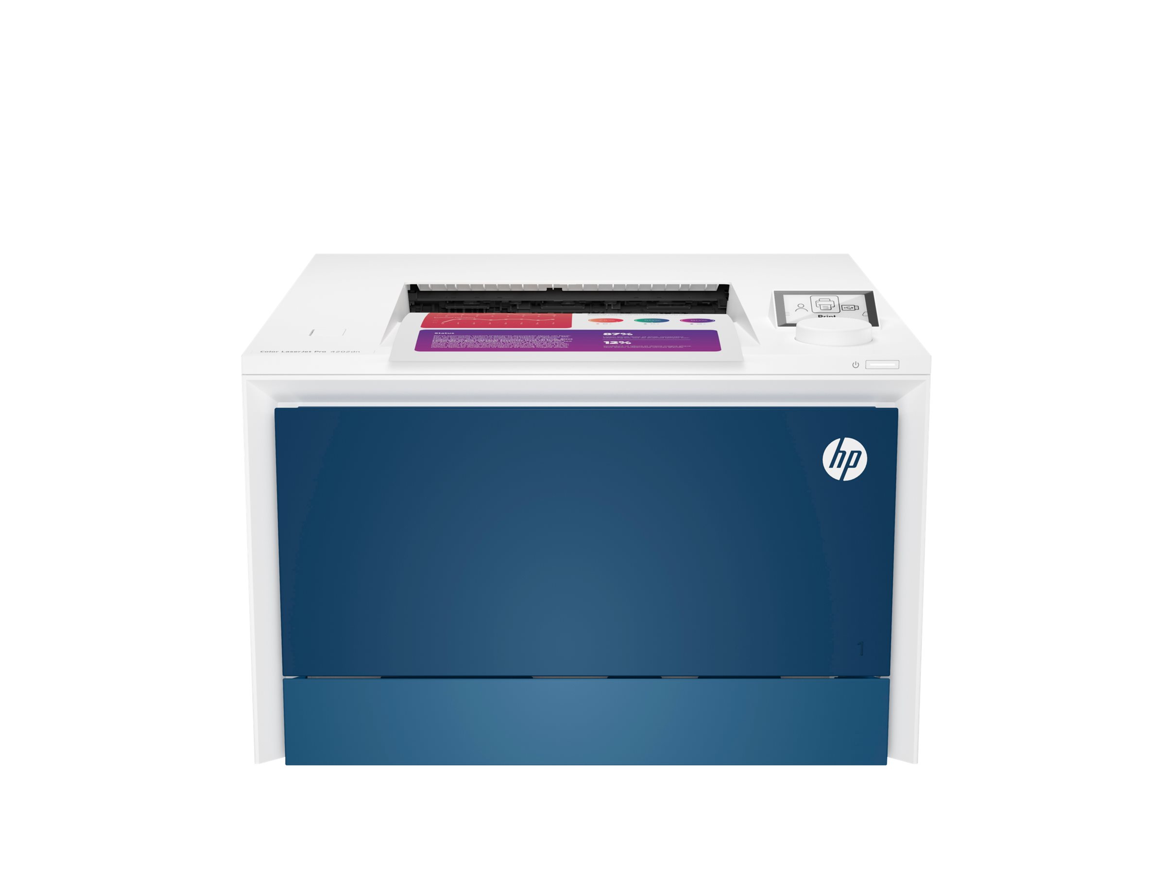 HP Color LaserJet Pro 4202dn - Drucker - Farbe - Duplex - Laser - A4/Legal - 600 x 600 dpi - bis zu 35 Seiten/Min. (einfarbig)//bis zu 33 Seiten/Min. (Farbe) - Kapazität: 300 Blätter - Gigabit LAN - U