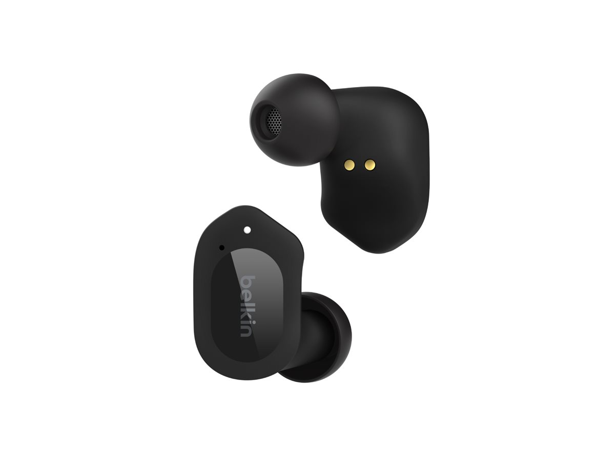 Belkin SoundForm Play - True Wireless-Kopfhörermit Mikrofon - im Ohr - Bluetooth - aktive Rauschunterdrückung - Midnight