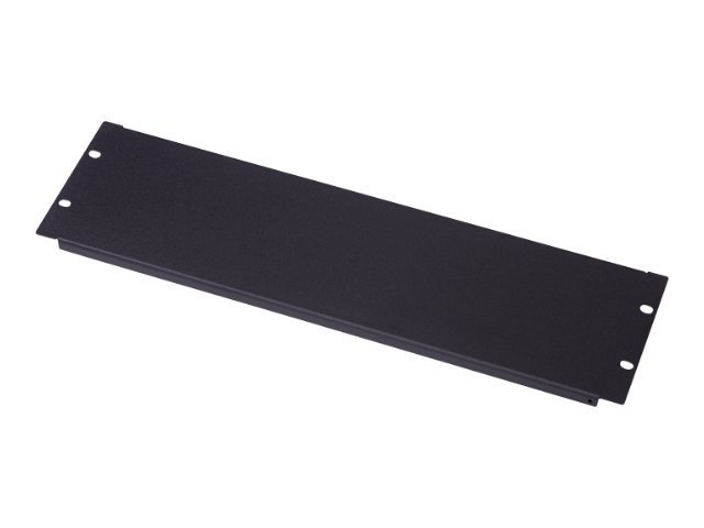 DIGITUS Blindabdeckung für 482,6 mm (19") Netzwerk- und Serverschränke3HE Blindabdeckplatte Farbe Schwarz (RAL 9005)