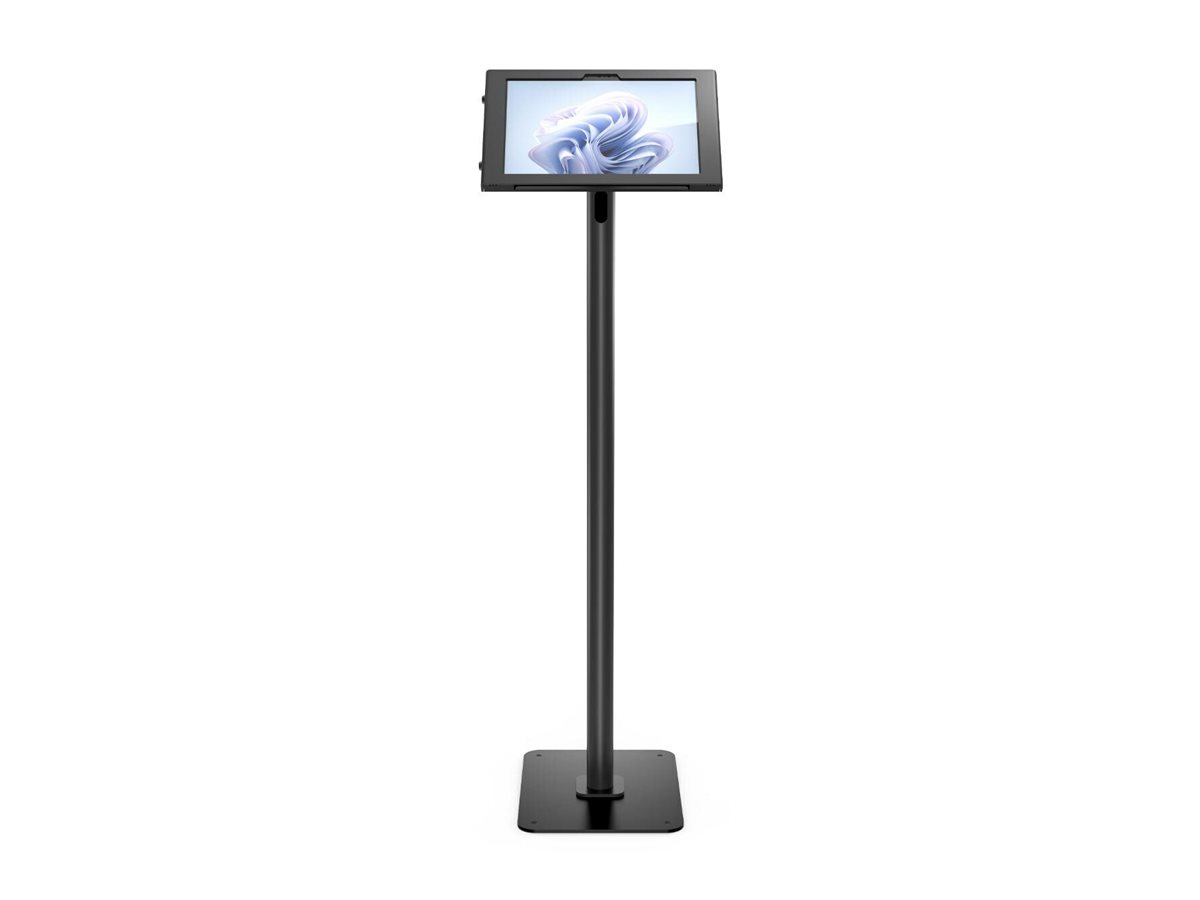 Compulocks Aufstellung - für Tablett - hochwertiges Aluminium - Schwarz - Bildschirmgröße: 33 cm (13")Bodenaufstellung - Bodenmontage - für Microsoft Surface Pro 8 - Pro 8 for Business - Pro 9 - Pro 9