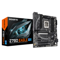 Gigabyte Z790 EAGLE Motherboard - Unterstützt 14. Generation Intel Core CPUs, 12+1+1 Phasen VRM, bis zu 7600MHz DDR5 (OC), 3xPCIe 4.0 M.2, 2,5GbE LAN, USB 3.2 Gen 2, Intel, LGA 1700, Intel® Celeron®,