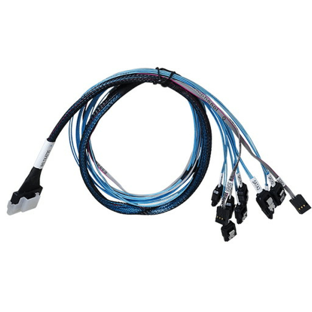 Areca SlimSAS x8 STR SFF8654 auf 8x SATA 75cm 26II-1C5407-7500-SB - Controller - Serial ATA