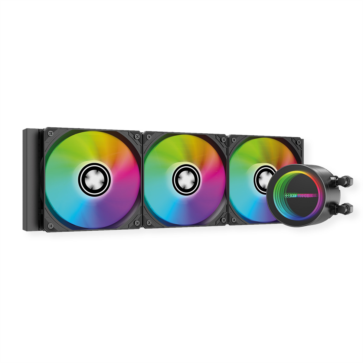 Xilence LQ360G.ARGB - Prozessor-Flüssigkeitskühlsystem - (für: LGA1156, LGA1155, LGA1150, LGA1151, AM4, LGA1200, LGA1700, AM5, LGA1851)Kupfer - 120 mm - Schwarz