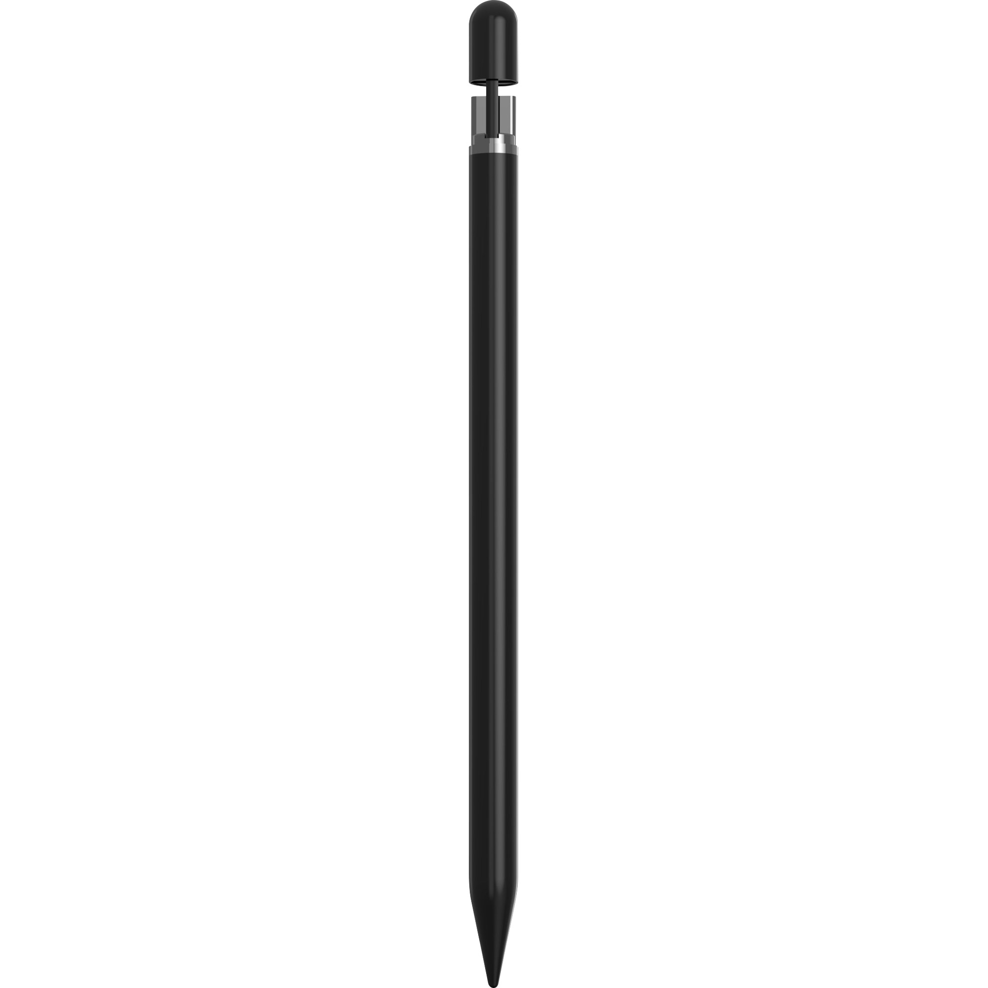 InLine Stylus - Tabletstift für Apple iPads - mit Akku - USB-C - schwarzHängebox