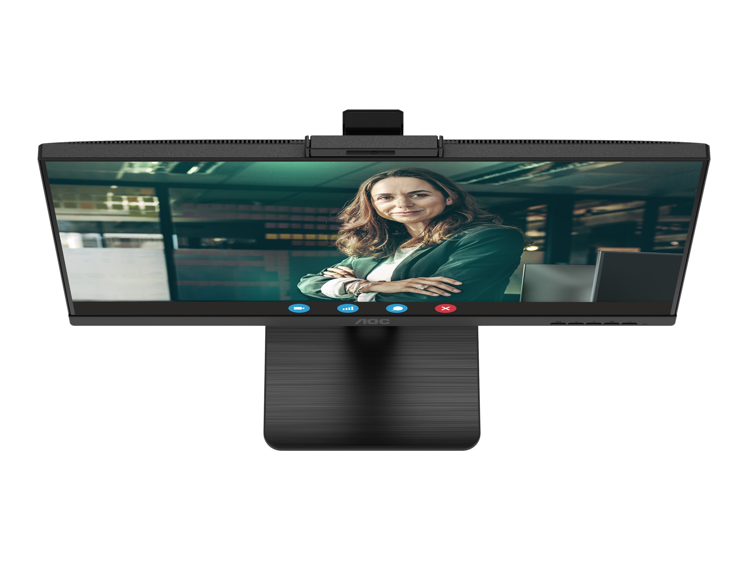 AOC Pro-line 24P3CW - LED-Monitor - 61 cm (24")(23.8" sichtbar) - 1920 x 1080 Full HD (1080p) @ 75 Hz - IPS - 300 cd/m² - 1000:1 - 4 ms - HDMI - 2xDisplayPort - USB-C - Lautsprecher - Schwarz