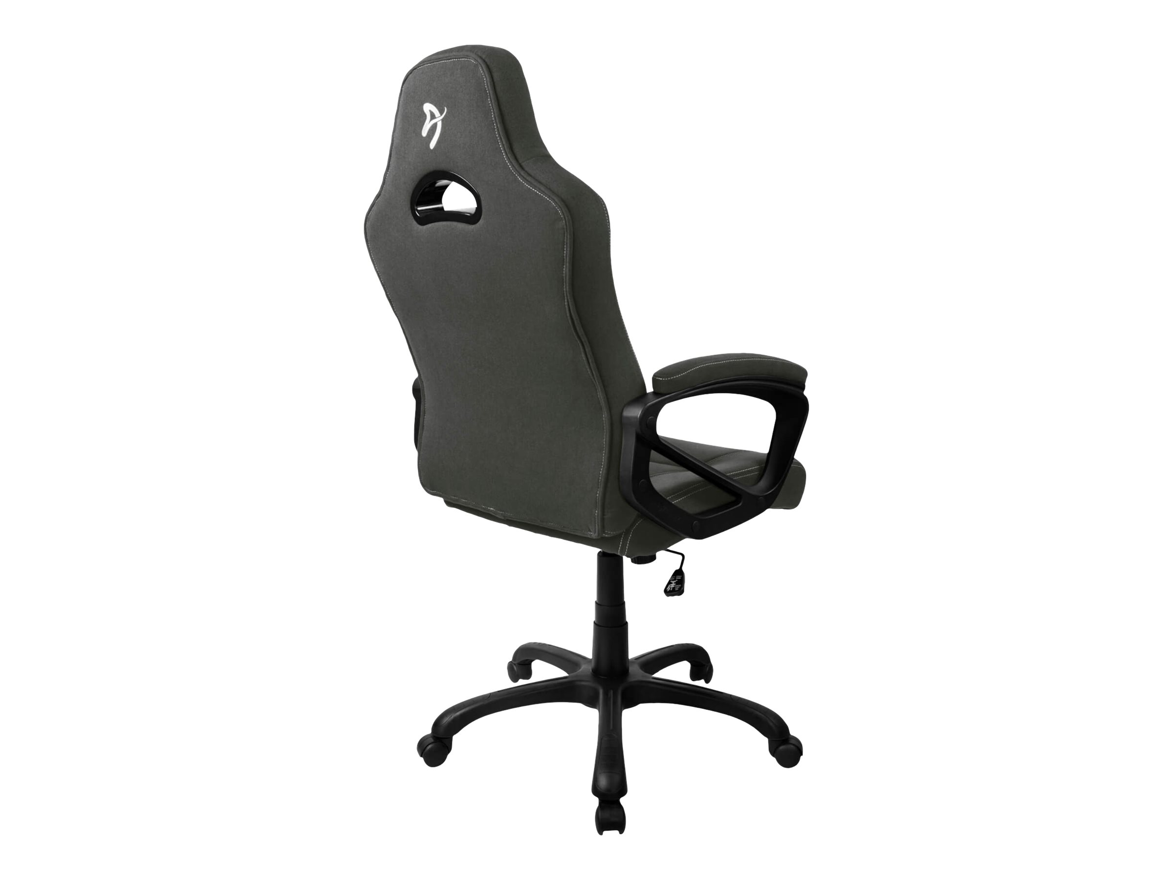 Arozzi Enzo - Stuhl - ergonomisch - ArmlehnenNeigen - Drehgelenk - Schaum - gewebter Stoff - Grau - Schwarz