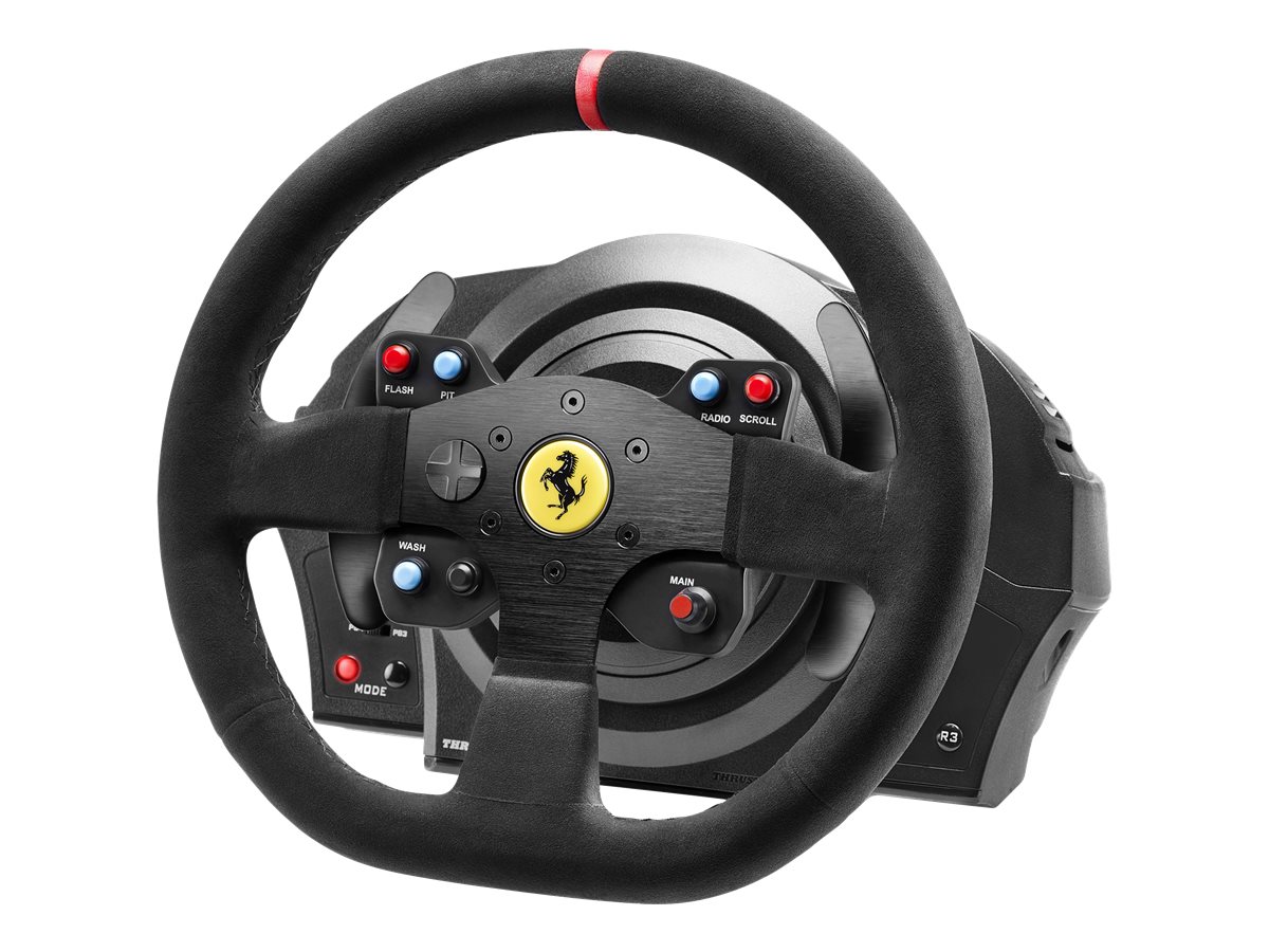 ThrustMaster Ferrari T300 Integral Racing - AlcantaraLenkrad- und Pedale-Set - kabelgebunden - für PC - Sony PlayStation 3 - Sony PlayStation 4 - Sony PlayStation 5