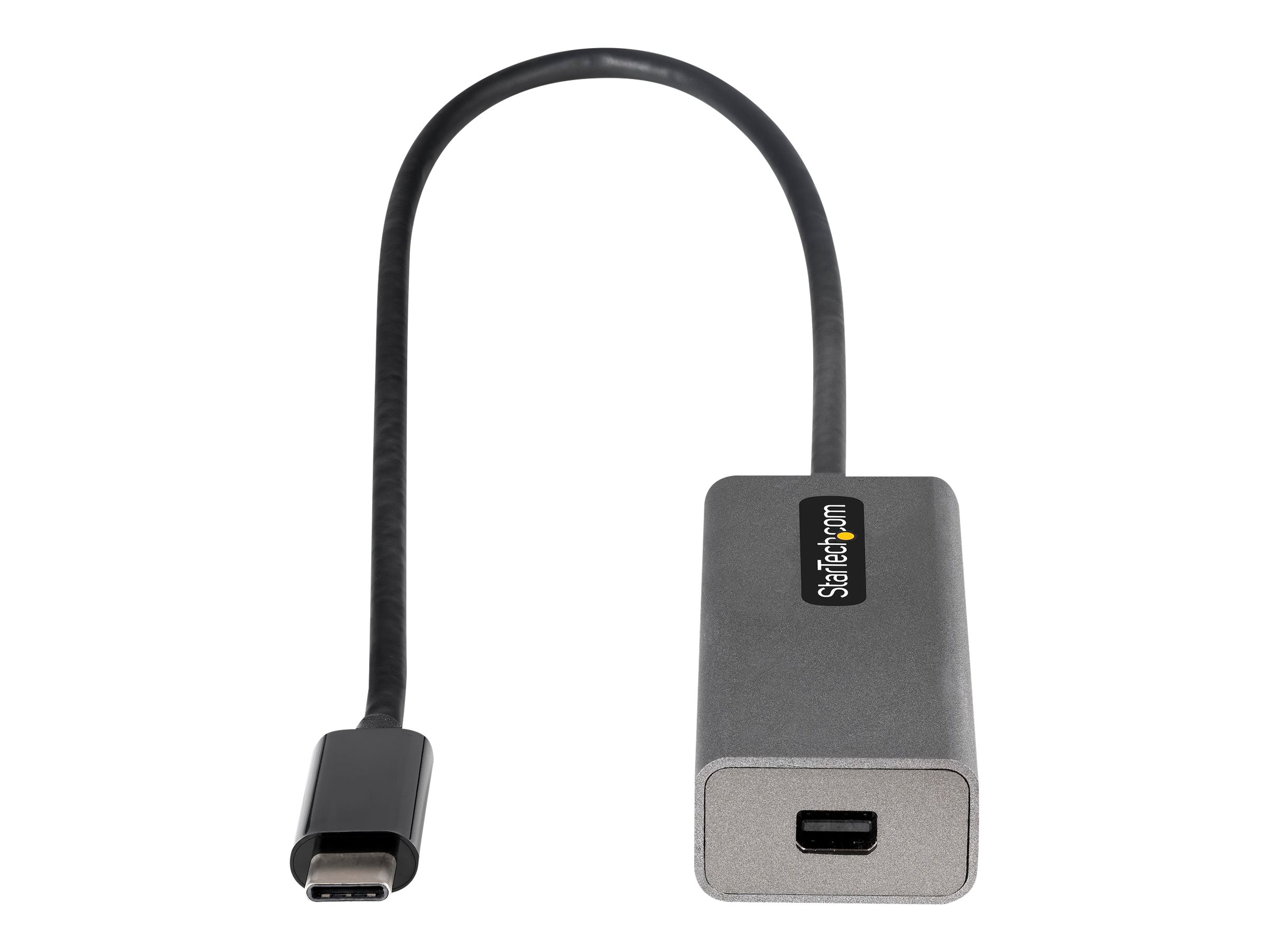 StarTech.com StarTech USB-C auf Mini DisplayPort Adapter - 4K 60Hz USB-C auf mDP Adapter Dongle - USB-Type-C zu Mini-DP-Monitor - Videokonverter - Kompatibel mit Thunderbolt 3 - 30cm Kabel (CDP2MDPEC)