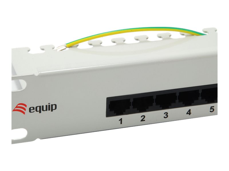Equip Pro ISDN - Patch Panel - CAT 3 - RJ-45 X 25 - Hellgrau - 1U - 48.3 cm (19")25-Port Cat.3 RJ45 ISDN Patch Panel - hellgrau